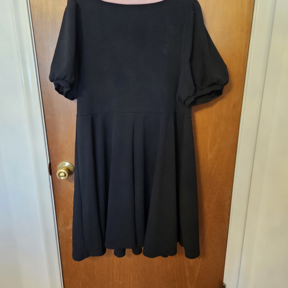 SHEIN Black Dress with Pink Bow - Picture 2 of 4